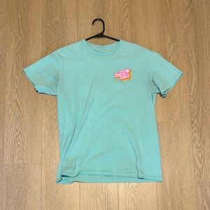 CYAN BARBIE CAFE T SHIRT